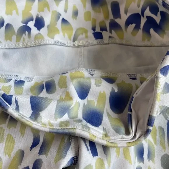 ALO Yoga airbrush legging cheetah Small blue yello - Picture 6 of 9